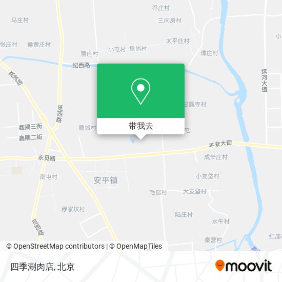 四季涮肉店地图
