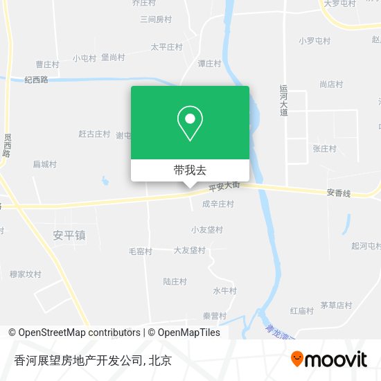 香河展望房地产开发公司地图