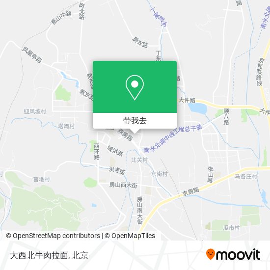 大西北牛肉拉面地图
