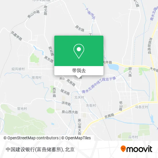 中国建设银行(富燕储蓄所)地图