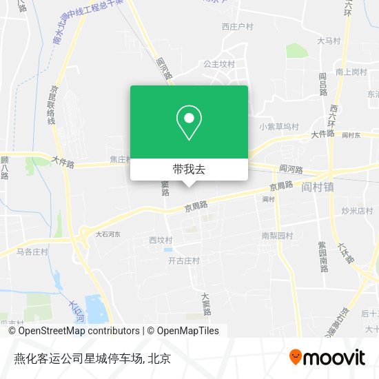 燕化客运公司星城停车场地图