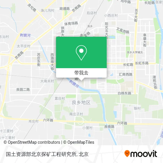 国土资源部北京探矿工程研究所地图
