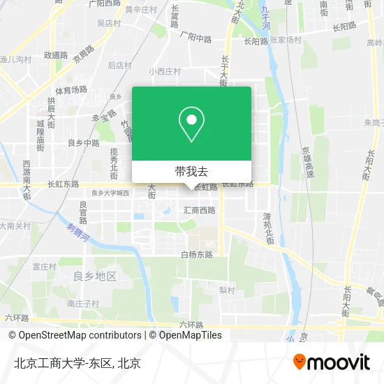 北京工商大学-东区地图