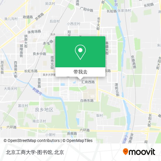 北京工商大学-图书馆地图