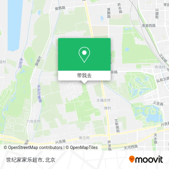 世纪家家乐超市地图