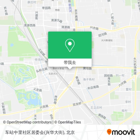 车站中里社区居委会(兴华大街)地图