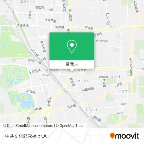 中共文化部党校地图