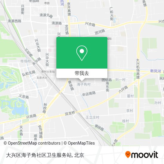 大兴区海子角社区卫生服务站地图
