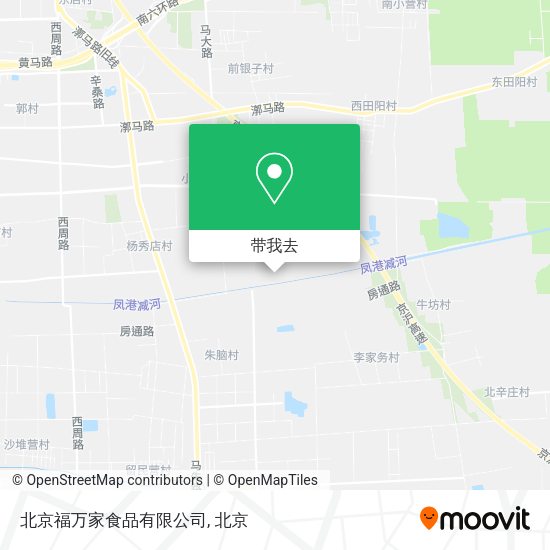 北京福万家食品有限公司地图