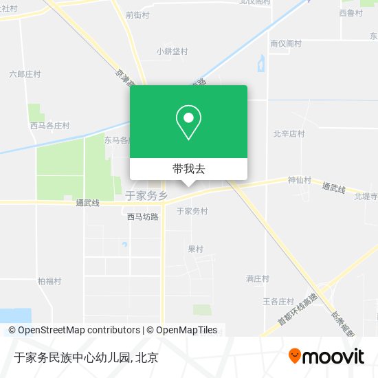 于家务民族中心幼儿园地图