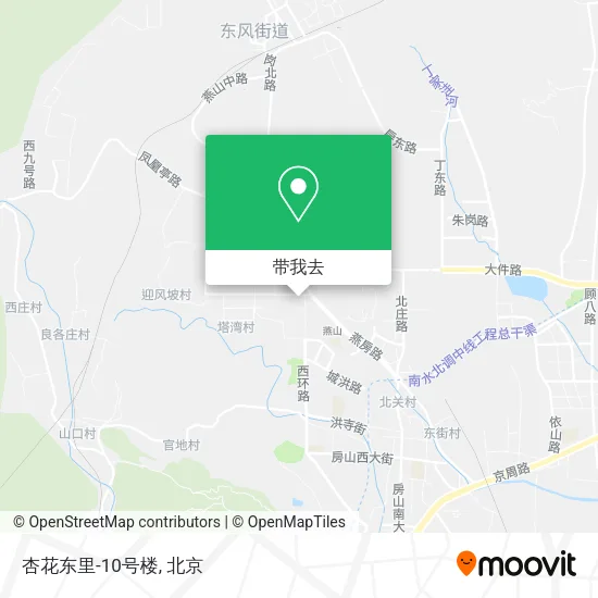 杏花东里-10号楼地图