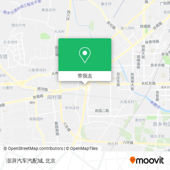 澎湃汽车汽配城地图