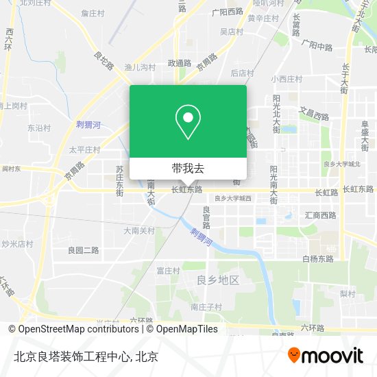 北京良塔装饰工程中心地图