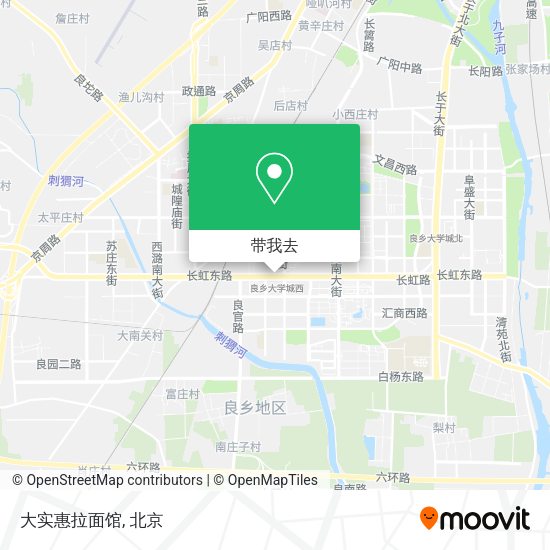 大实惠拉面馆地图