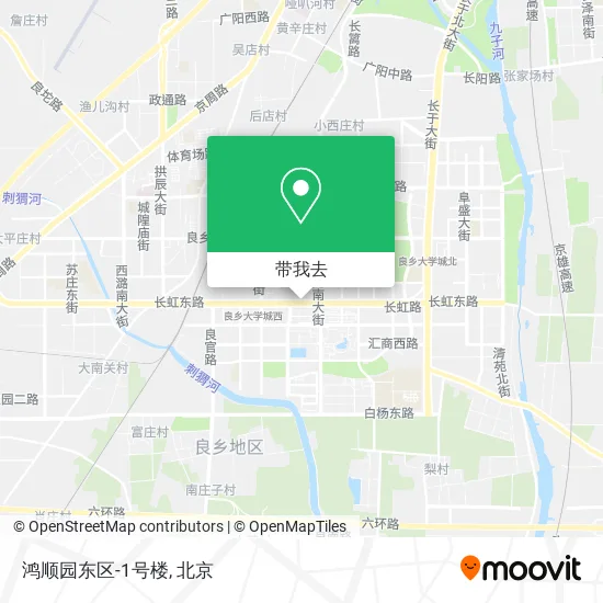 鸿顺园东区-1号楼地图