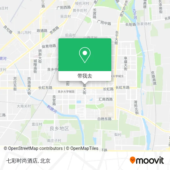 七彩时尚酒店地图