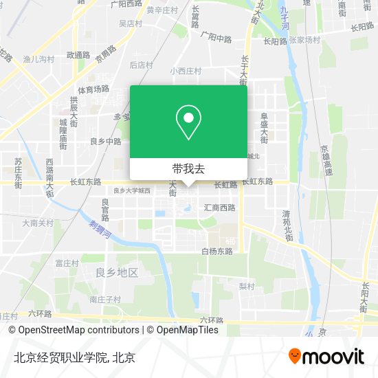北京经贸职业学院地图