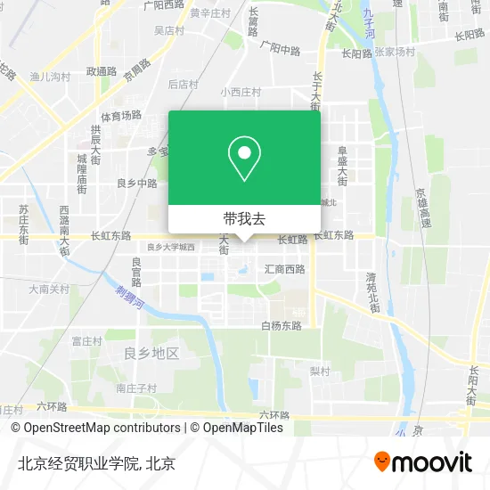 北京经贸职业学院地图