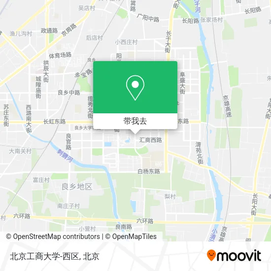 北京工商大学-西区地图