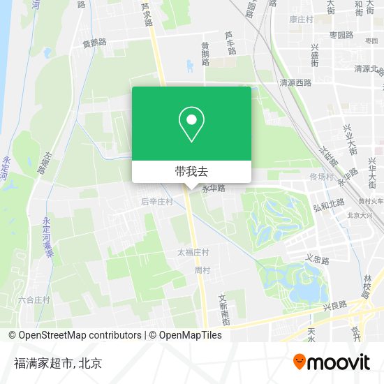 福满家超市地图