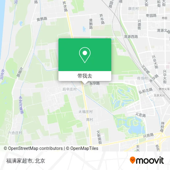 福满家超市地图