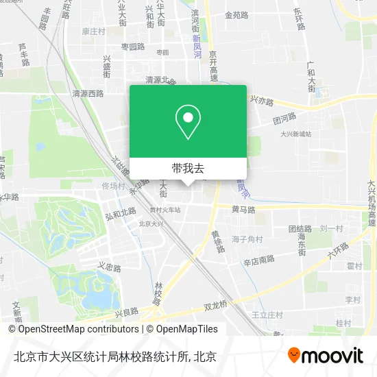 北京市大兴区统计局林校路统计所地图
