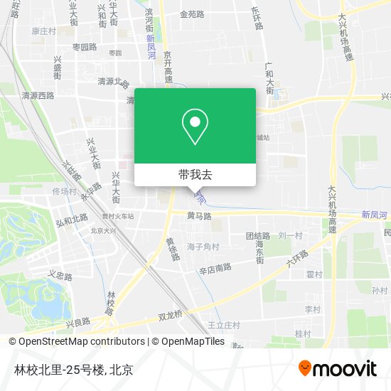 林校北里-25号楼地图