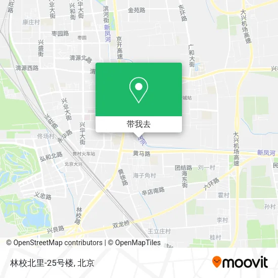 林校北里-25号楼地图