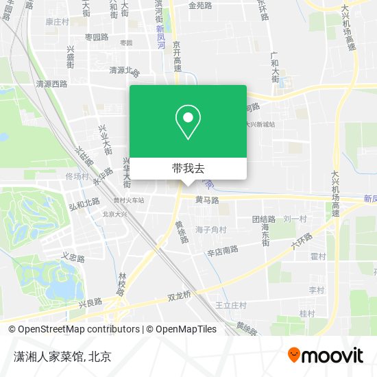 潇湘人家菜馆地图