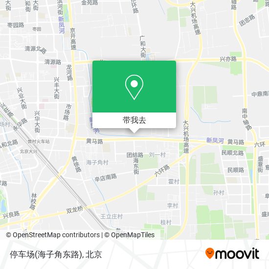 停车场(海子角东路)地图
