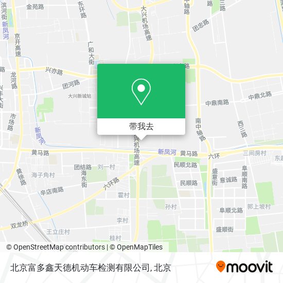 北京富多鑫天德机动车检测有限公司地图