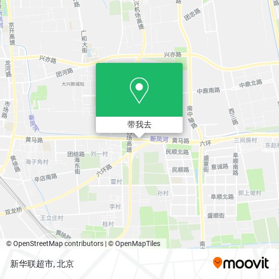 新华联超市地图