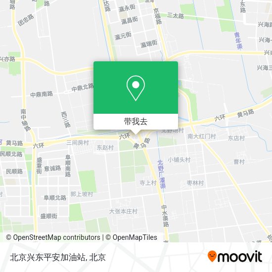 北京兴东平安加油站地图