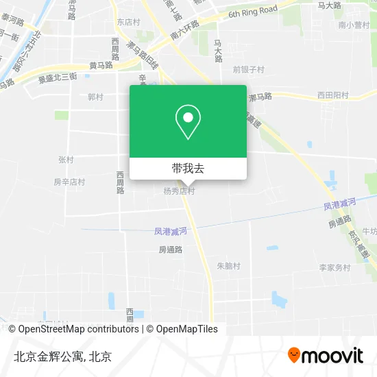 北京金辉公寓地图