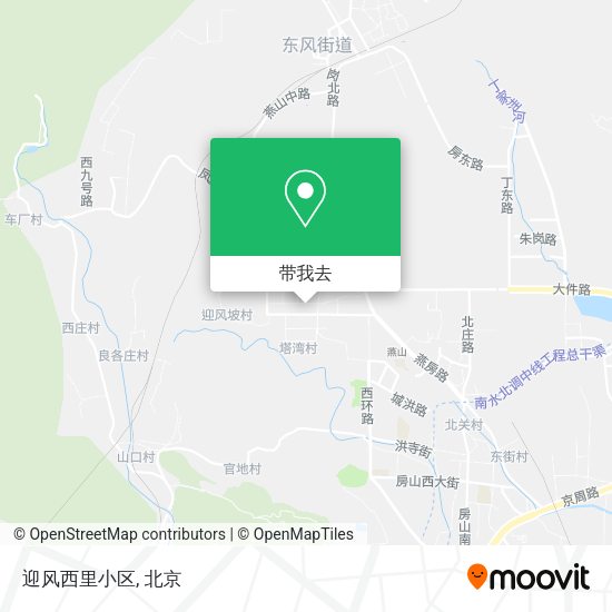 迎风西里小区地图