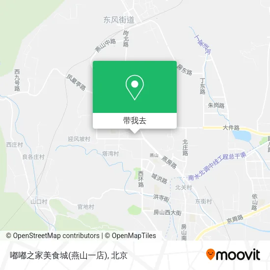 嘟嘟之家美食城(燕山一店)地图