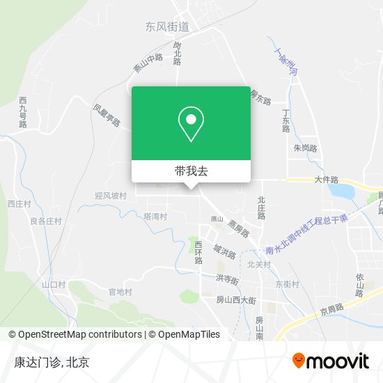 康达门诊地图