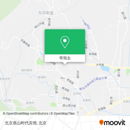 北京燕山时代宾馆地图