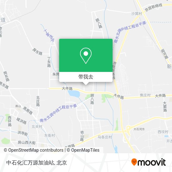 中石化汇万源加油站地图