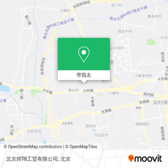北京焊翔工贸有限公司地图