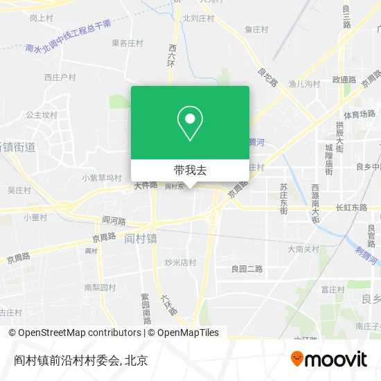 阎村镇前沿村村委会地图