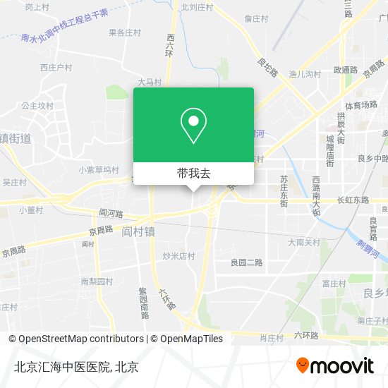 北京汇海中医医院地图