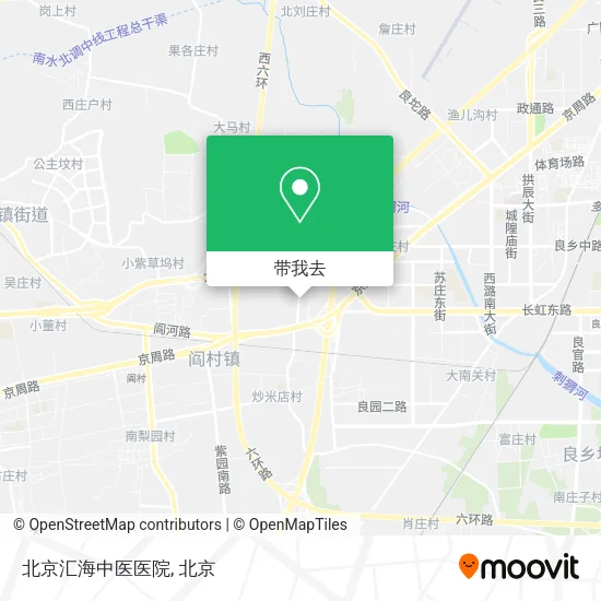 北京汇海中医医院地图