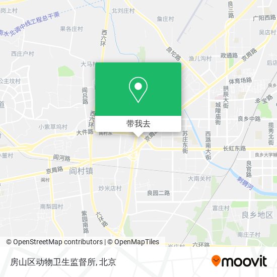 房山区动物卫生监督所地图