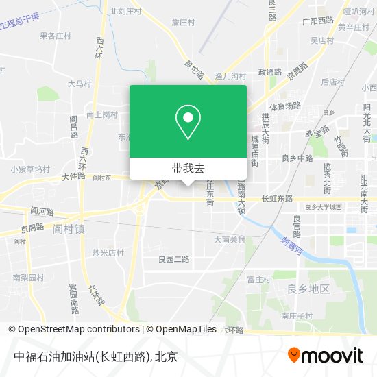 中福石油加油站(长虹西路)地图