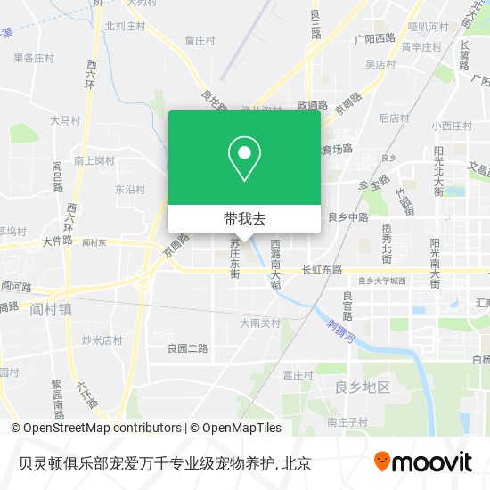 贝灵顿俱乐部宠爱万千专业级宠物养护地图