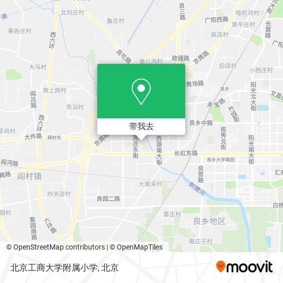 北京工商大学附属小学地图