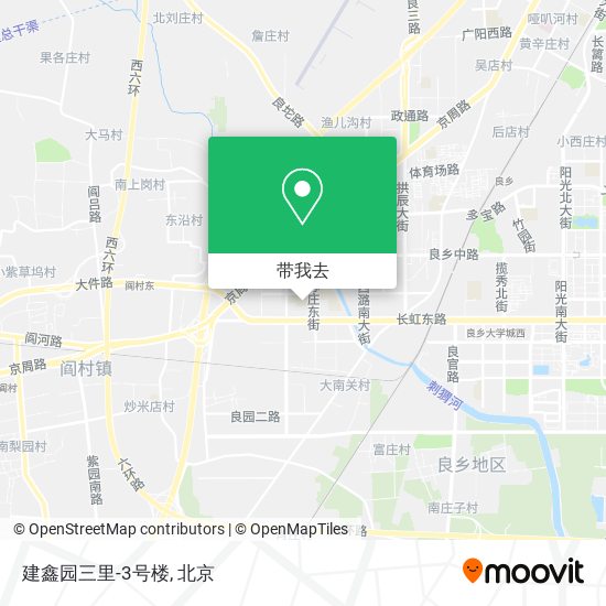 建鑫园三里-3号楼地图