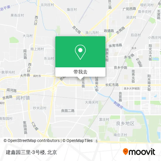 建鑫园三里-3号楼地图