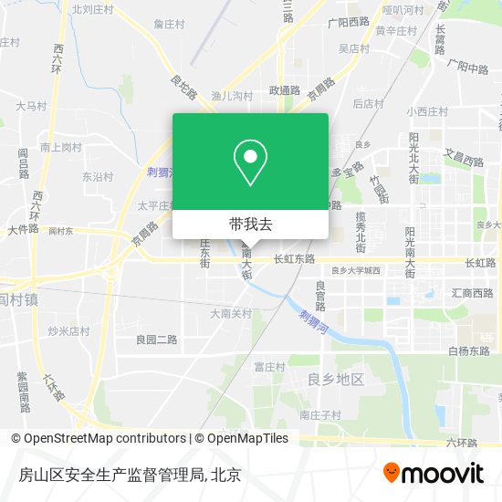房山区安全生产监督管理局地图